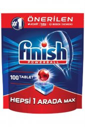 Finish Hepsi Bir Arada 100 Tablet Bulaşık Makinesi Deterjanı - 1