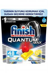 Finish  Quantum Max 48 Kapsül Bulaşık Makinesi Deterjanı Limon - 1