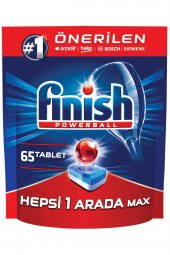Finish  Hepsi Bir Arada 65 Tablet Bulaşık Makinesi Deterjanı - 1