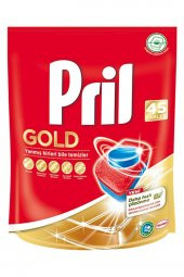 Pril Bulaşık Makinesi Deterjanı Gold 45 Tablet - 1