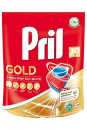Pril  Bulaşık Makinesi Deterjanı Gold 30 Tablet - 1