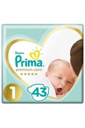 PRIMAN  Prima Bebek Bezi Premium Care 1 Beden Yenidoğan 56lı - 1