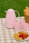 1 Lt Akrilik Soft Pembe Çay Termosu 12 Saat Sıcak 24 Saat Soğuk - 4