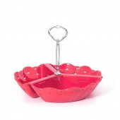 Akrilik Fuşya Çerezlik & Sunumluk & Şekerlik - 1