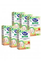 Hero Baby  Hero Organik Sütlü Buğday Yulaf Elmalı 200 Gr - 6lı Set - 1