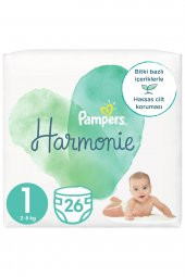 Prima Harmonie Bebek Bezi 1 Beden Yenidoğan 2-5 Kg 26 Adet - 1