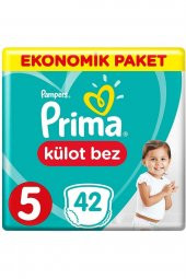 Prima Külot Bebek Bezi 5 Beden Junior Ekonomik Paket 12-17 Kg 42 Adet - 1