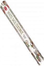 Beyaz Adaçayı Hindistan Cevizi (white Sage Coconat) Aromalı Çubuk Tütsü - 1