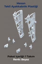 Mesan Shocab Tekli Ayakkabılık Beyaz thumbnail 1