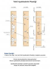 Mesan Shocab Tekli Ayakkabılık Beyaz thumbnail 10