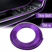 Araç İçi Dekoratif Torpido Ve Kapı Döşeme Fitili Neon Ip 5 Metre Mor - 1