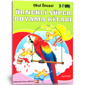 Okul Öncesi Örnekli SÜPER Boyama Kitabı - 1