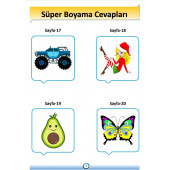 Okul Öncesi Örnekli SÜPER Boyama Kitabı - 4