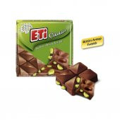 Eti Çikolata Antep Fıstıklı Kare 60 g x 10 Adet - 3
