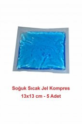 5 Adet Soğuk Sıcak Jel Kompres Termojel 13x13 Cmm - 2