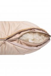 Unisex Kahverengi Yün Yastık 50x70 cm 2li - 1