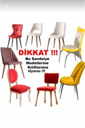 Bürümcük Sandalye Kılıfı 6lı Kahverengi - 2