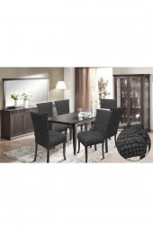 Yıkanabilir Bürümcük 6li Sandalye Kılıfı thumbnail 2