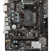 MSI B450M-A PRO MAX AMD B450 DDR4 AM4 Ryzen SATA6Gb/s M2 USB3.1 HDMI DVI-D microATX Anakart - 1