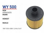 6000626025 FİAT EGEA YAĞ FİLTRESİ TIRNAKLI WUNDER - 1