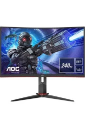AOC C27G2ZE 27" 0.5 ms Full HD FreeSync Curved Oyuncu Monitörü thumbnail 1