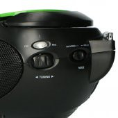 LENCO SCD-24 YEŞİL/SİYAH - CD ÇALARLI TAŞINABİLİR Müzik Seti STEREO FM RADYO - YEŞİL/SİYAH - 5