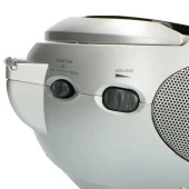 LENCO SCD-24 SİYAH/GÜMÜŞ - CD ÇALARLI TAŞINABİLİR Müzik Seti STEREO FM RADYO - SİYAH/GÜMÜŞ - 7