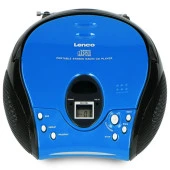 LENCO SCD-24 MAVİ/SİYAH - CD ÇALARLI TAŞINABİLİR Müzik Seti STEREO FM RADYO - MAVİ/SİYAH - 3