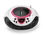 Lenco SCD-38 Pembe Taşınabilir Müzik Seti Radyo CD Çalar MP3 USB - 1