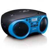 LENCO SCD-501 Mavi TAŞINABİLİR Müzik Seti FM RADYO BLUETOOTH ÖZELLİKLİ CD-USB OYNATICI - MAVİ - 2