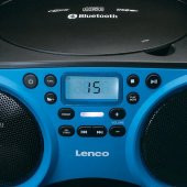 LENCO SCD-501 Mavi TAŞINABİLİR Müzik Seti FM RADYO BLUETOOTH ÖZELLİKLİ CD-USB OYNATICI - MAVİ - 4