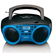 LENCO SCD-501 Mavi TAŞINABİLİR Müzik Seti FM RADYO BLUETOOTH ÖZELLİKLİ CD-USB OYNATICI - MAVİ - 1