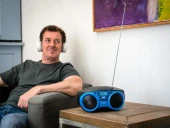 LENCO SCD-501 Mavi TAŞINABİLİR Müzik Seti FM RADYO BLUETOOTH ÖZELLİKLİ CD-USB OYNATICI - MAVİ - 8