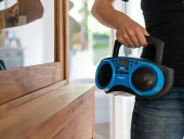 LENCO SCD-501 Mavi TAŞINABİLİR Müzik Seti FM RADYO BLUETOOTH ÖZELLİKLİ CD-USB OYNATICI - MAVİ - 9