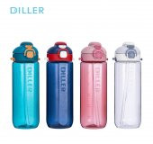 Bee Diller Tritan Pipetli Su Matarası 780Ml Turkuaz - 4
