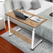servetavcı Yükseklik Ayarlı Çalışma Masası - Atlantik Çam Beyaz (Tekerli) 80x40 - 1