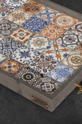Esperanza Tepsi 62x32CM Doğal Masif Seramik Sunum Tepsisi - 2