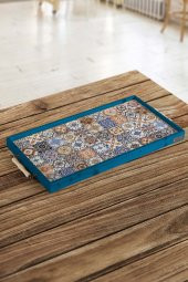 Esperanza Tepsi 62x32CM Doğal Masif Seramik Sunum Tepsisi - 5