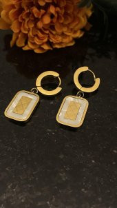 Aksesuar Çarşısı Baget Kesim Sedef Küpe thumbnail 3