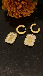 Aksesuar Çarşısı Baget Kesim Sedef Küpe thumbnail 4