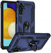 Samsung Galaxy A04S Kılıf Yüzüklü Standlı Tank Zırh Silikon - 3