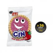 Eti Cin Çilekli 25 g x 36 Adet - 1