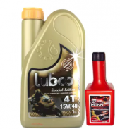 Lubco 4T 15W40 1 Litre 4 Zamanlı Motosiklet Yağı +Benzin Katkısı - 1