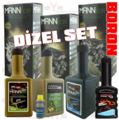 MannBor  Dizel Katkı Seti: Bor +DPF +Enjektör Temizleyici+Mazot Katkı - 1