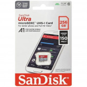 SanDisk Ultra 256GB 150MB/s microSDXC UHS-I Hafıza Kartı SDSQUAC-256G-GN6MN thumbnail 1