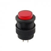 "180B" 16 mm Kırmızı Işıklı Push Buton - 1