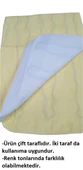 Rawels CE Kalite Belgeli Çift Kişilik Elektrikli Battaniye 120x160 - Sarı - 2