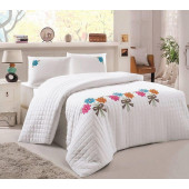 Fulya Nakıslı Dört Mevsim Set KREM - 2