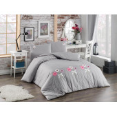 Fulya Nakıslı Dört Mevsim Set-Gri - 1
