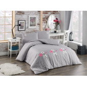 Fulya Nakıslı Dört Mevsim Set-Gri - 4